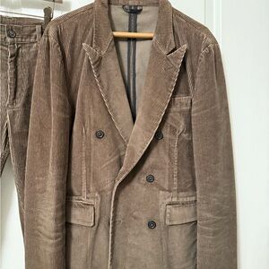 Men's Brown corduroy suit